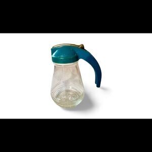 VTG 50/60’s Retro Glass Syrup Dispenser Bottle Jar Federal Tool Corp Chicago.